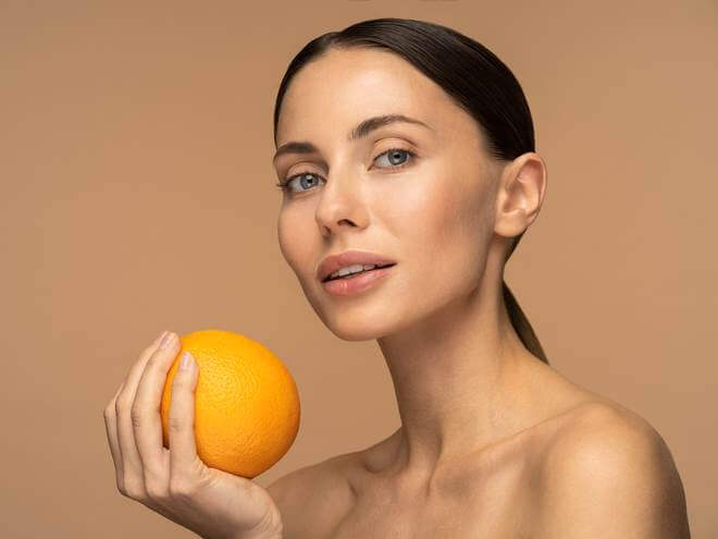 vitamina C para o rosto